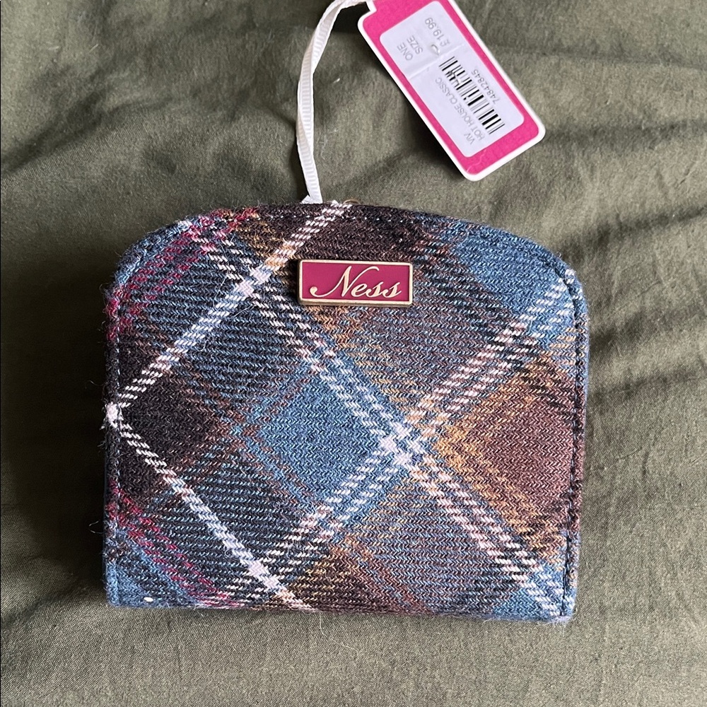 Women's Plaid Wallet - Multicolor